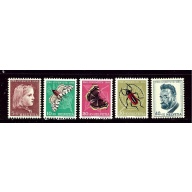 Switzerland B227-31 MNH 1953 set
