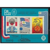 Uruguay C418a MNH 1975 souvenir sheet (an3507)