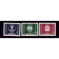 Austria 565-67 MNH 1949 UPU 75th Anniversary