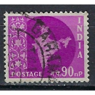 India 288 Used 1958 issue wmk 196 (ak2346)