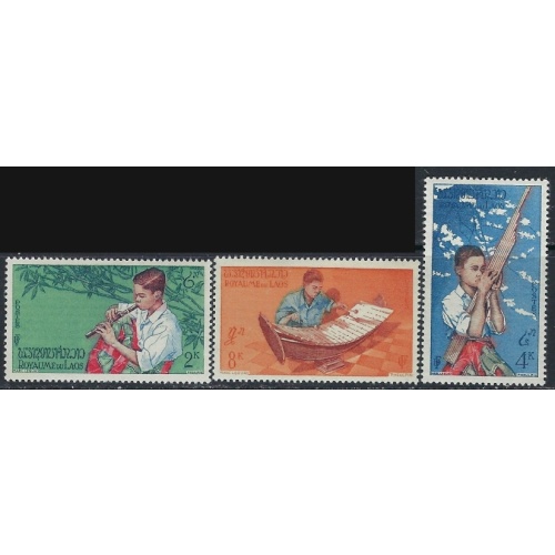 Laos 34-36 MH 1957 set (ak5335)