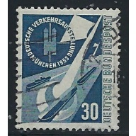 Germany 701 Used 1953 Ship and Barges (fe7782)