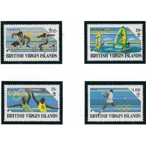 British Virgin Is 608-11 MNH 1988 Olympics (fe3812)