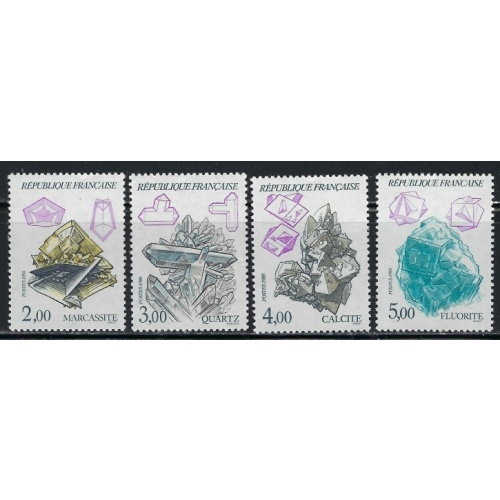 France 2017-20 MNH 1986 Minerals (an5464)