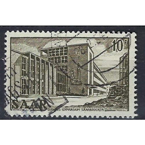 Saar 238 Used 1952 issue (an8194)