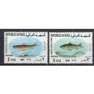 Iraq 491-92 MNH 1969 Fish (ak2652)