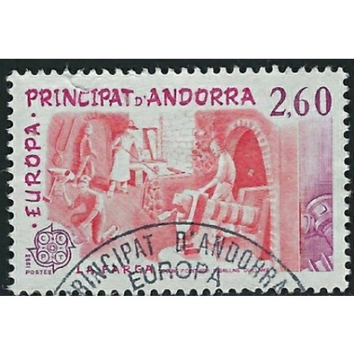 French Andorra 308 Used 1983 issue (an6162)