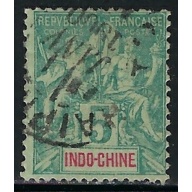 Indochina 6 Used 1892 issue (an4634)