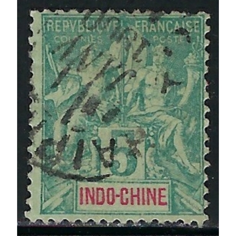 Indochina 6 Used 1892 issue (an4634)
