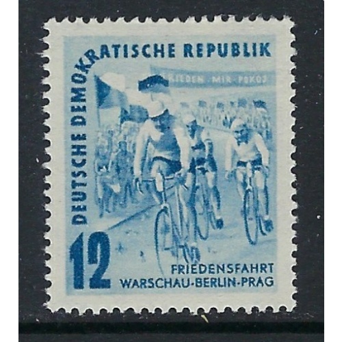 Germany DDR 98 MH 1952 Bicycle Race (ak3450)