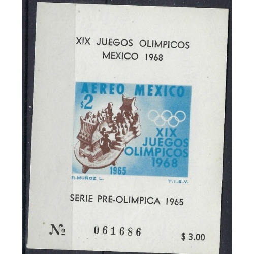 Mexico C311a MNH 1965 Olympics (mm1371)