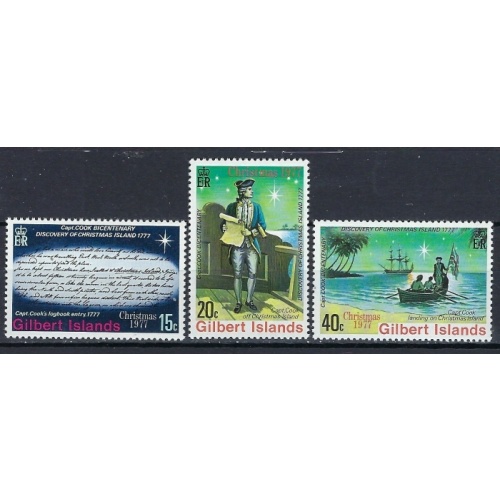 Gilbert Is 300-03 MNH 1977 Christmas (mm1087)