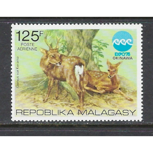 Malagasy C145 MNH 1975 Deer (ap8646)