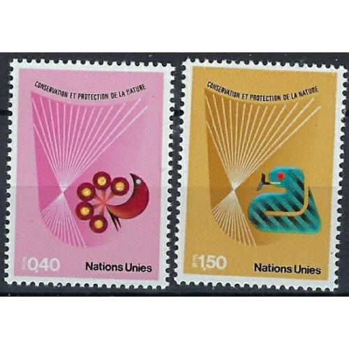 United Nations Geneva 111-12 MNH 1982 set (an7531)