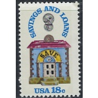 U.S. 1911 MNH 1981 Savings and Loan (ak5275)