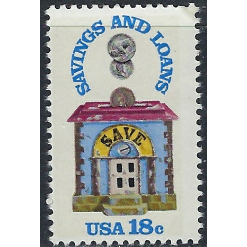 U.S. 1911 MNH 1981 Savings and Loan (ak5275)