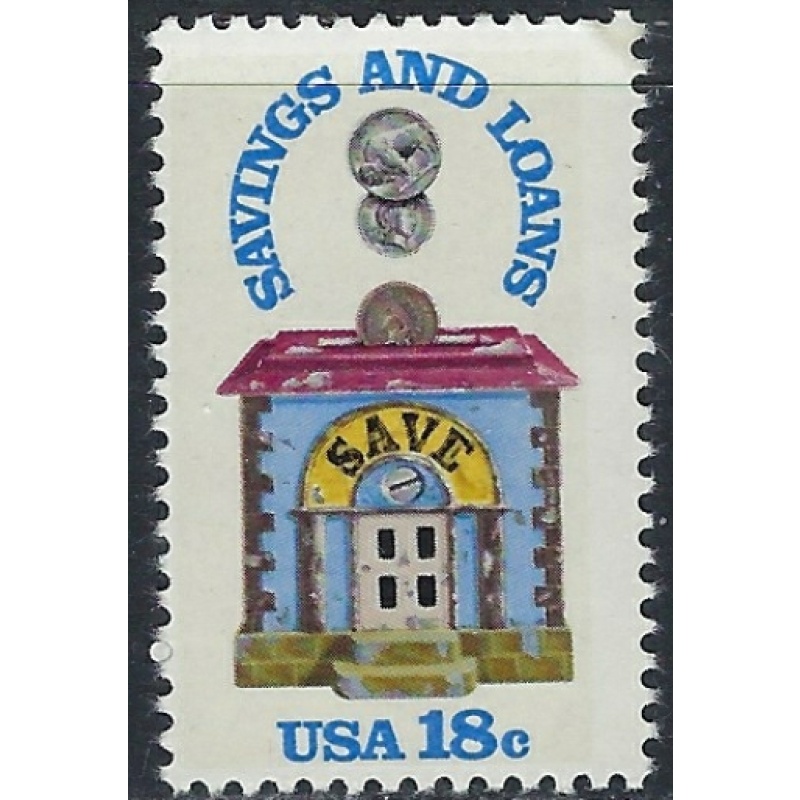 U.S. 1911 MNH 1981 Savings and Loan (ak5275)