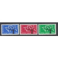 Cyprus 219-21 MLH 1963 Europa (ap8549)