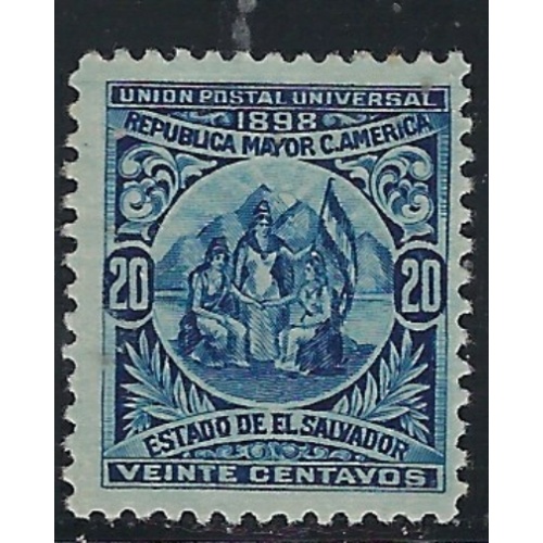 Salvador 184 Unused No Gum 1898 issue (an2329)