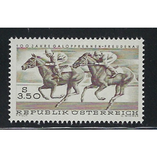 Austria 812 MNH 1968 Horse Racing (ap9410)