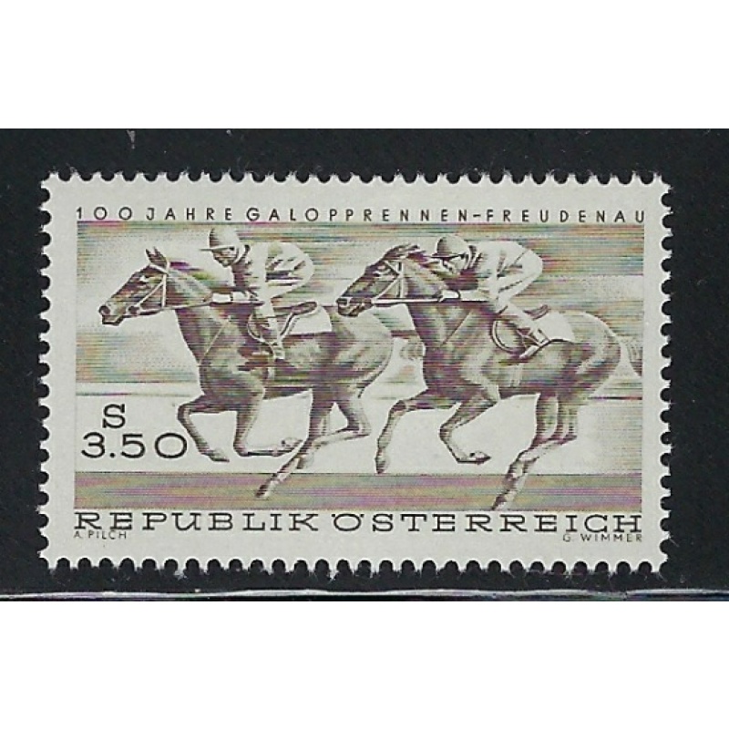 Austria 812 MNH 1968 Horse Racing (ap9410)