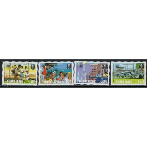 Sierra Leone 581-84 MNH 1983 Commonwealth Day (fe2431)