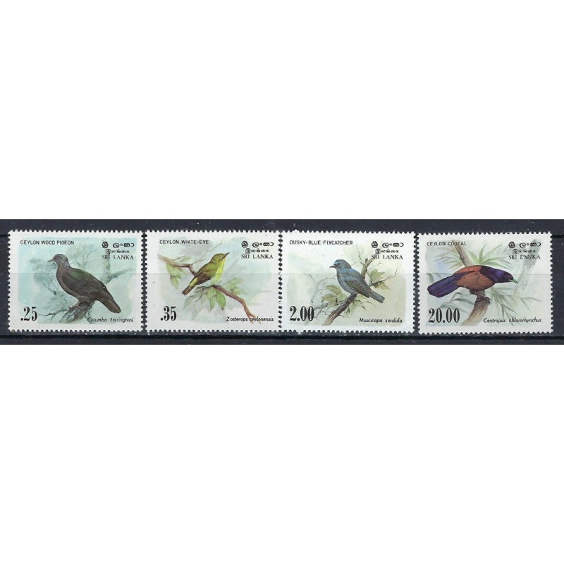 Sri Lanka 691-94 MNH 1983 Birds (mm1098)