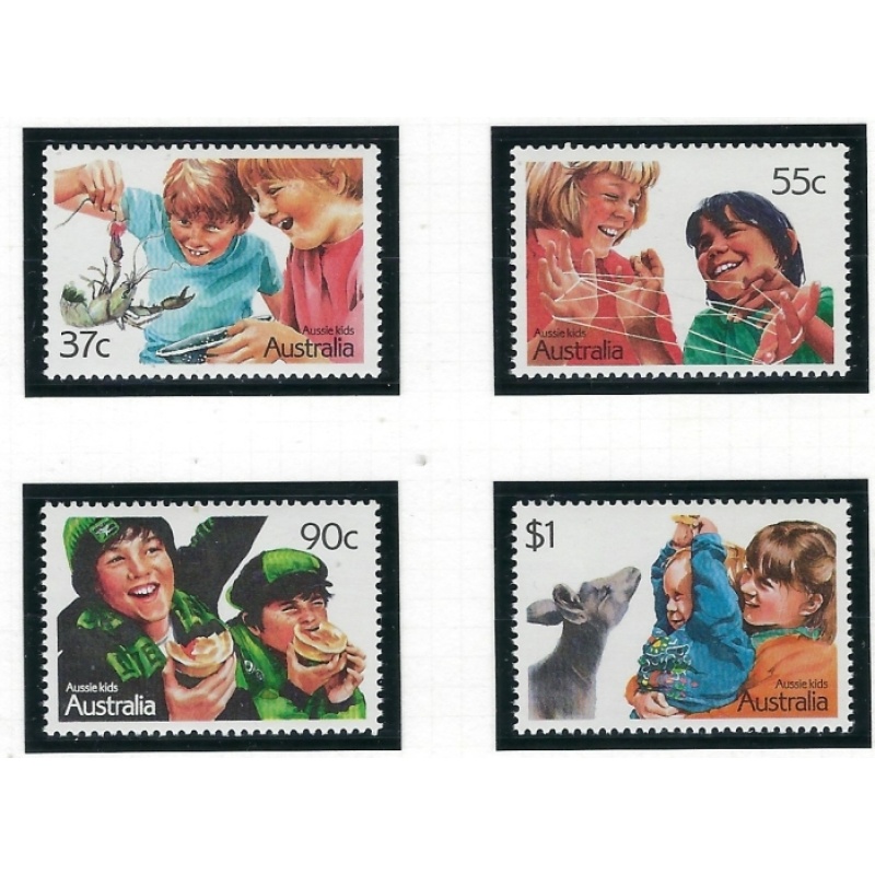 Australia 1040-43 MNH 1987 Children (ap6537)