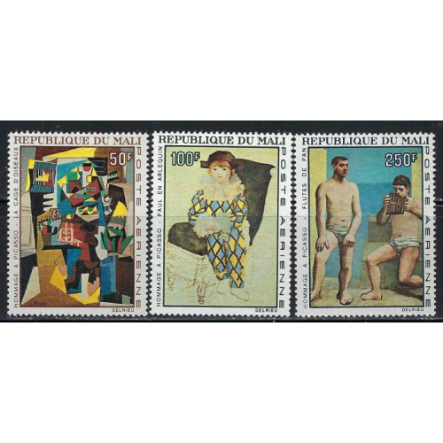 Mali C46-48 MNH 1967 Picasso Paintings (an5466)