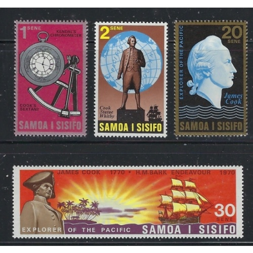 Samoa 329-32 MNH 1970 set (fe8246)