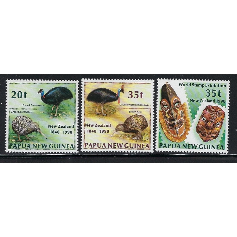Papua New Guinea 739-41 MNH 1990 complete set (ap9479)