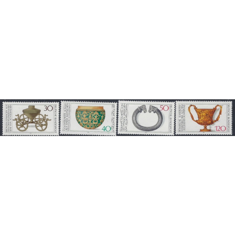Germany 1218-21 MNH 1976 Archaelogical Treasures (ak6002)