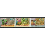 Indonesia 852-54 MH 1973 set (fe3068)