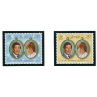 Jersey 280-81 MNH 1981 Prince Charles Wedding (fe6238)