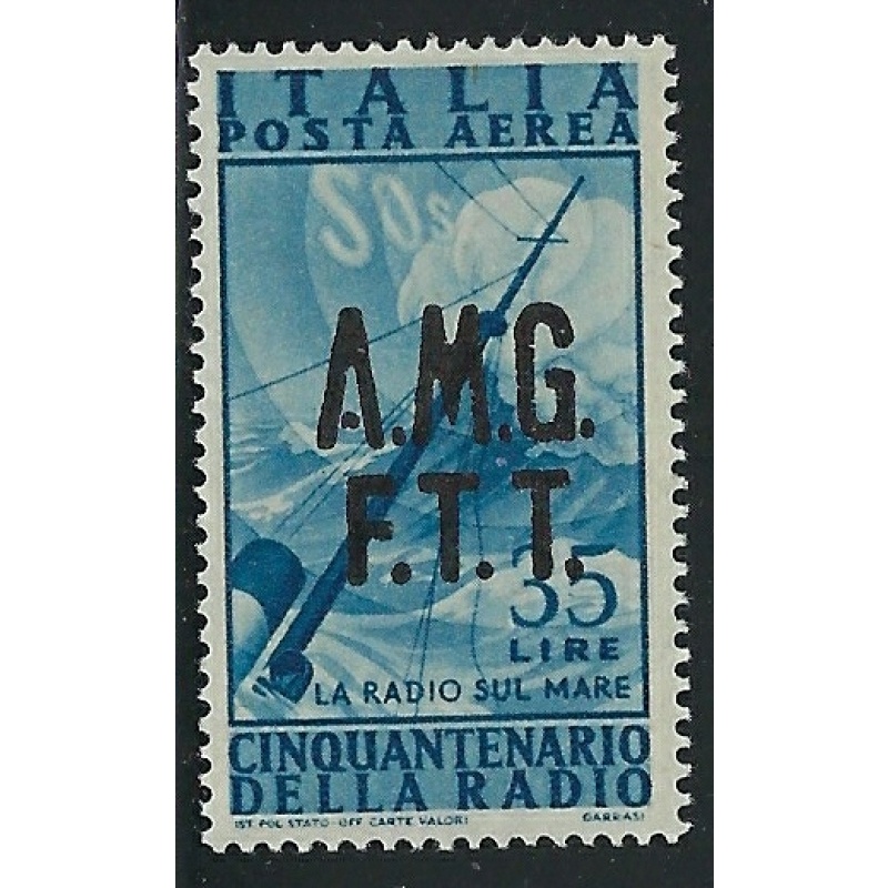 Italy Trieste C11 MH 1947 issue; penciled numbers on back (an6178)