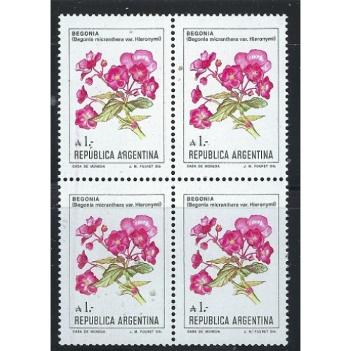 Argentina 1516 MNH 1985 Block of 4 (fe9474)