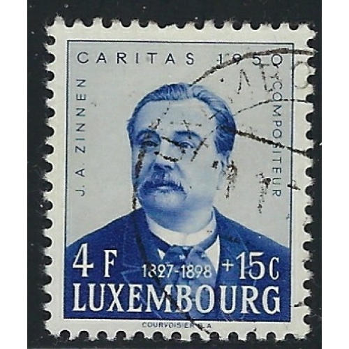 Luxemburg B164 Used 1950 issue / penciled numbers on back (fe3517)
