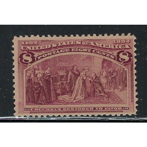 U.S. 236 No Gum 1893 issue (fe7322)