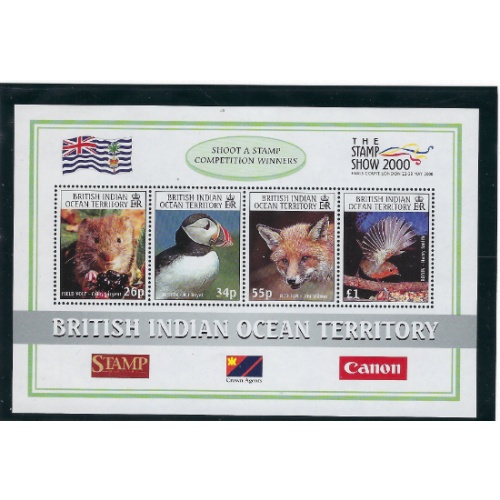 British Indian Ocean Terr 218 MNH 2000 Wildlife Photos (ak6404)