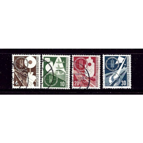 Germany 698-701 Used 1953 set