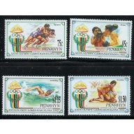 Penrhyn Is 401-04 MNH 1992 Olympics (fe1142)