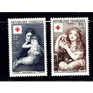 France B291-92 MH 1954 Paintings    (ap1354)