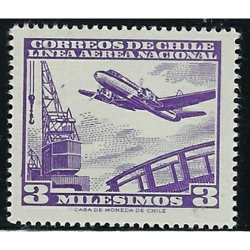 Chile C140 MNH 1950 issue (fe5534)
