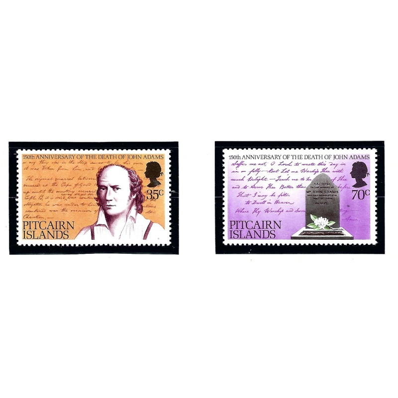 Pitcairn Is 182-83 MNH 1979 John Adams      (KA)