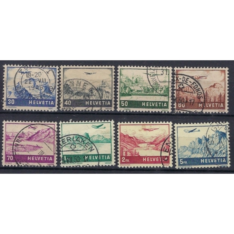 Switzerland C27-34 Used 1941 set (mm1339)