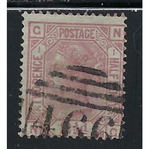 Great Britain 66 Used Plate 1 1875 issue (fe1897)