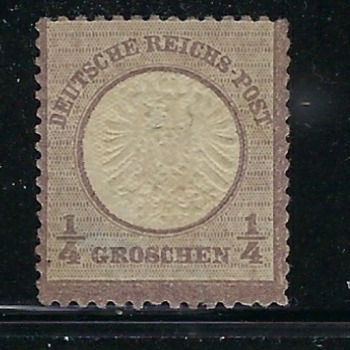 Germany 14 MH 1872 issue / thin area (fe3931)