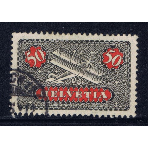 Switzerland C9 Used airmail from the 1923-25 set
