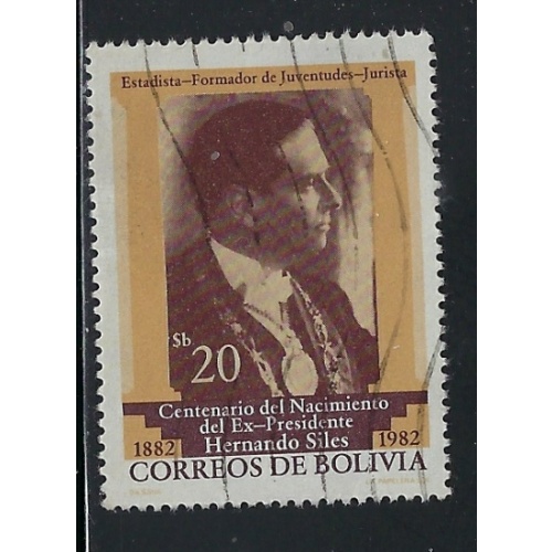Bolivia 682 Used 1982 issue (fe1405)
