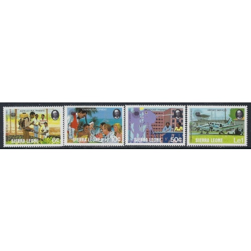 Sierra Leone 581-84 MNH 1983 Commonwealth Day (ak5229)